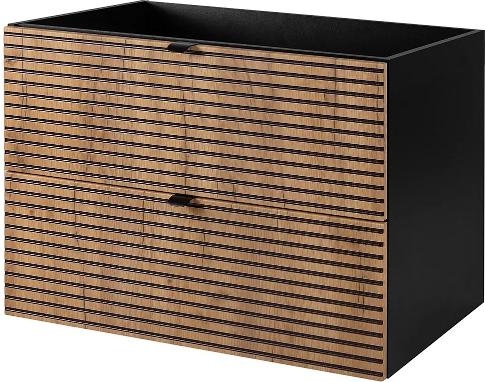 Meble łazienkowe, Czarny Mat, 80 x 57 x 46 cm