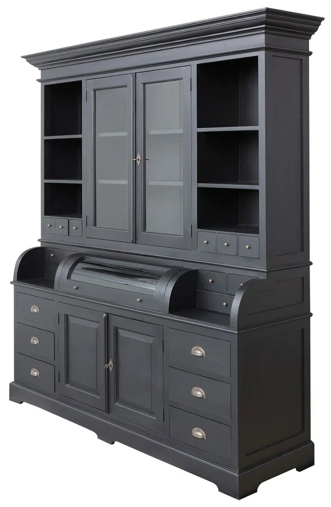 Kredens Brighton 204x56x217cm black