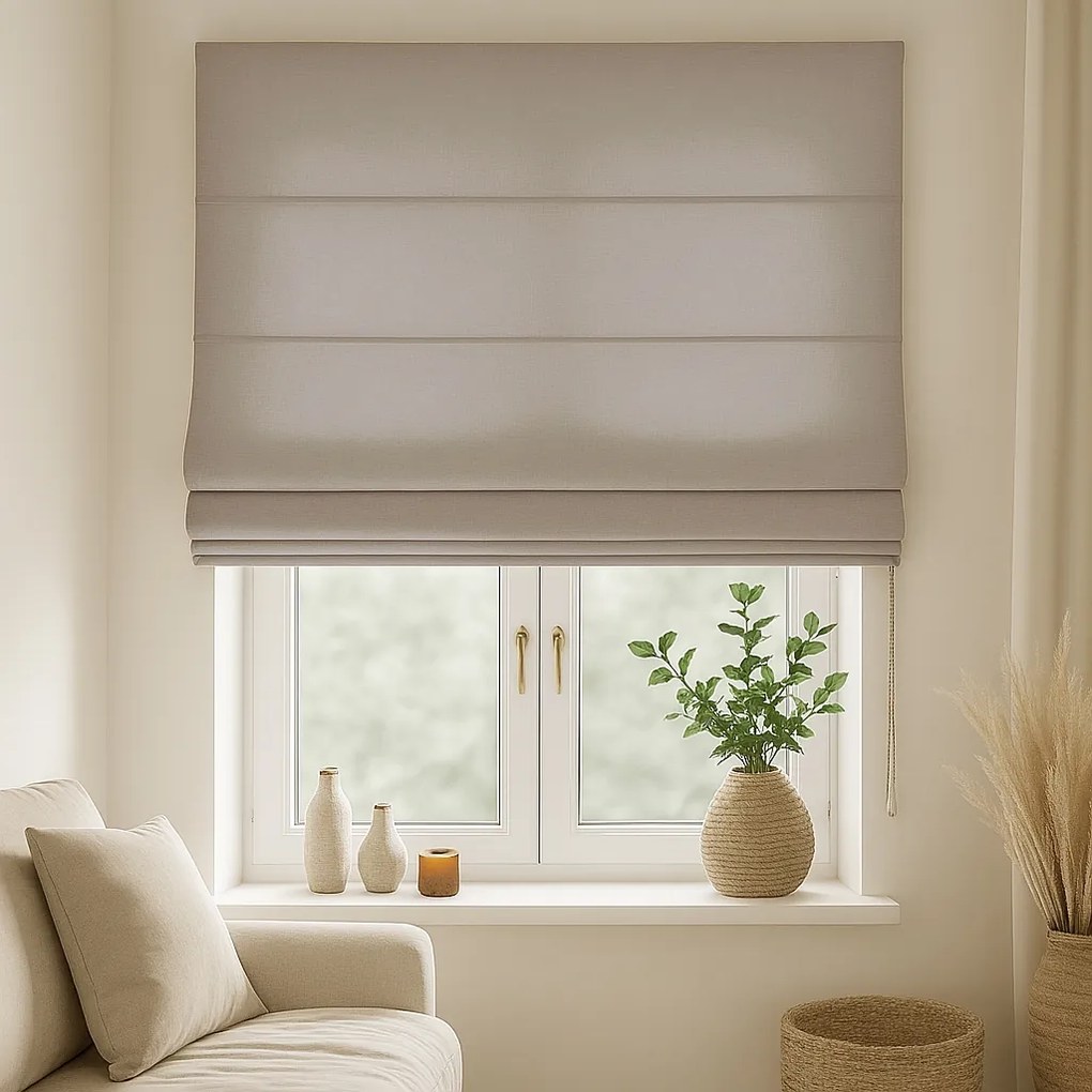 Roleta rzymska na wymiar mouse EFE bez wzorów - do 200 cm