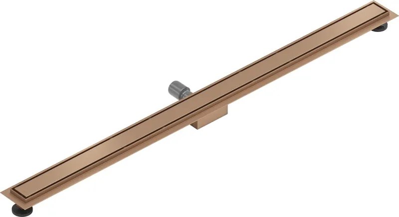Mexen Flat M13 odpływ liniowy 2w1 110 cm, miedź szczotkowana - 1C10110