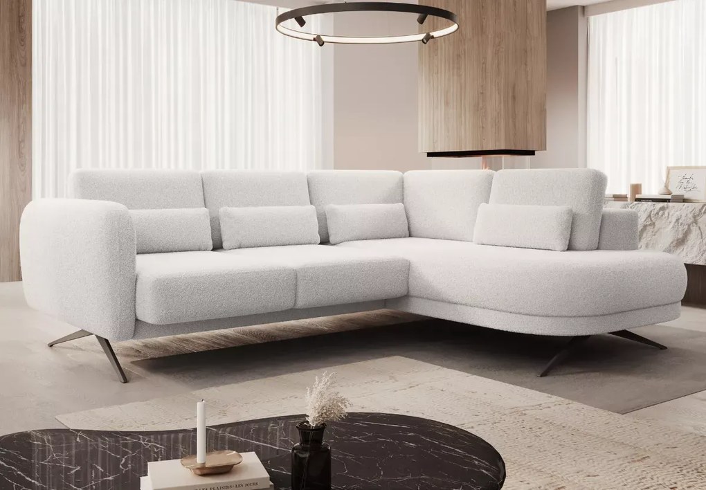 Narożnik elektryczny Ilusio L – designerski narożnik do salonu z regulowanym siedziskiem