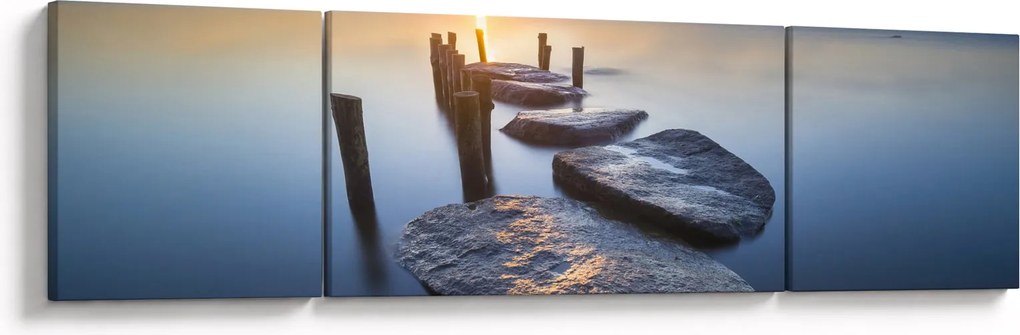 Obraz - Kamienne molo (170x50 cm)