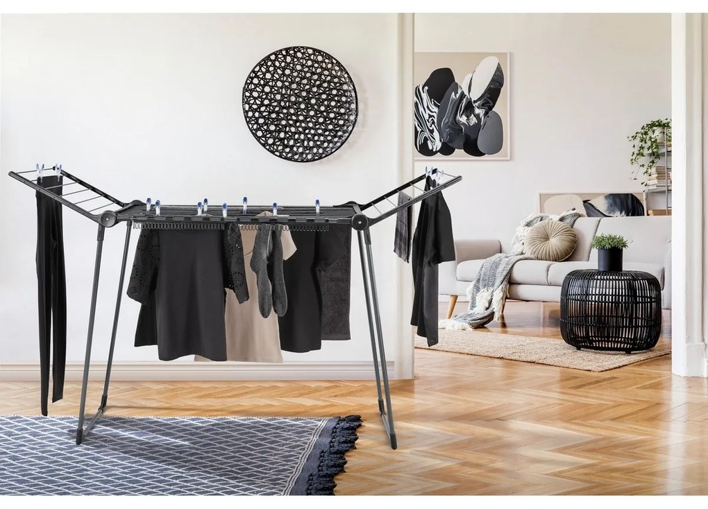 Leifheit Suszarka do ubrań Pegasus 150 Solid Slim Black