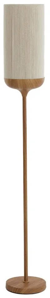 Lampa stojąca w naturalnym kolorze z tekstylnym kloszem (wysokość 159 cm) Dania – Light &amp; Living