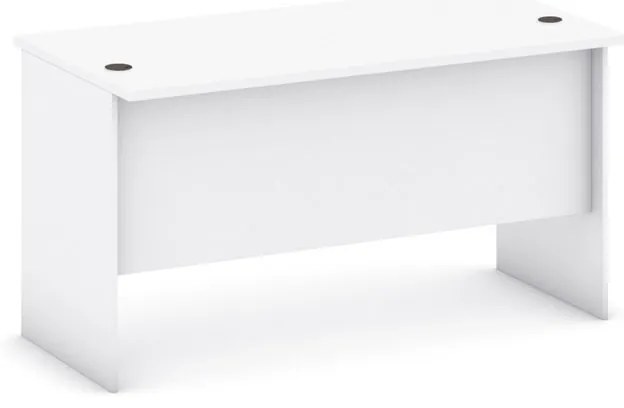 Biurko MIRELLI, 140x80 cm, biały
