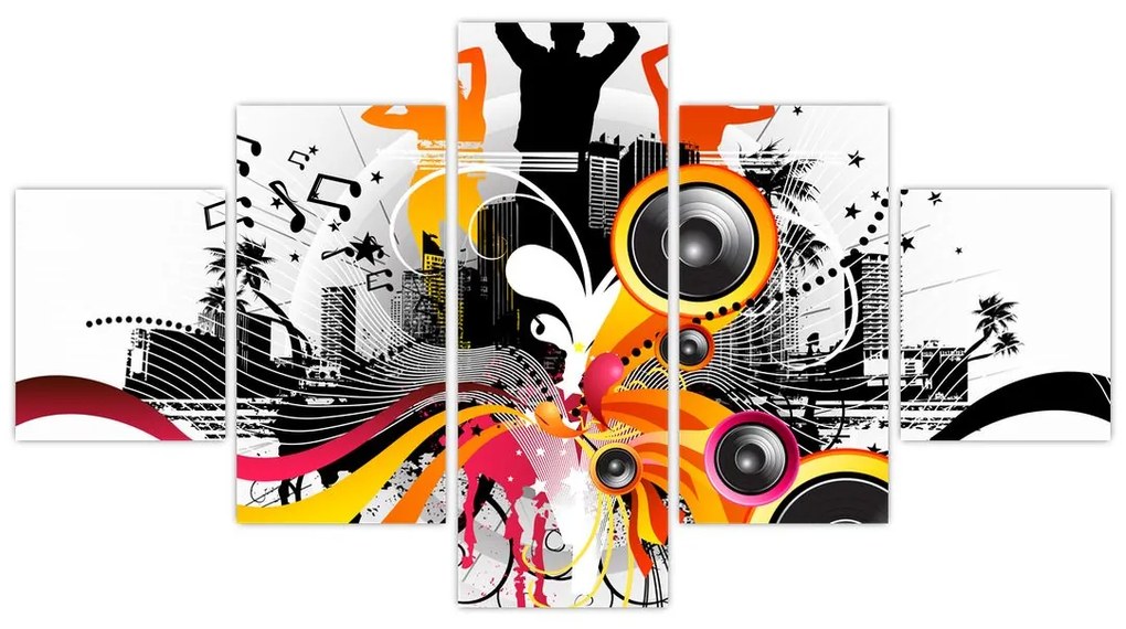Obraz - Muzyka (125x70 cm)