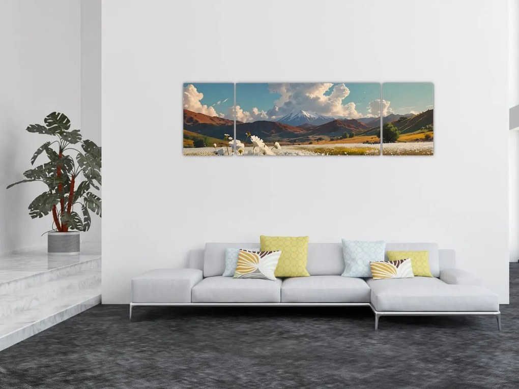 Obraz - Spokojny krajobraz (170x50 cm)