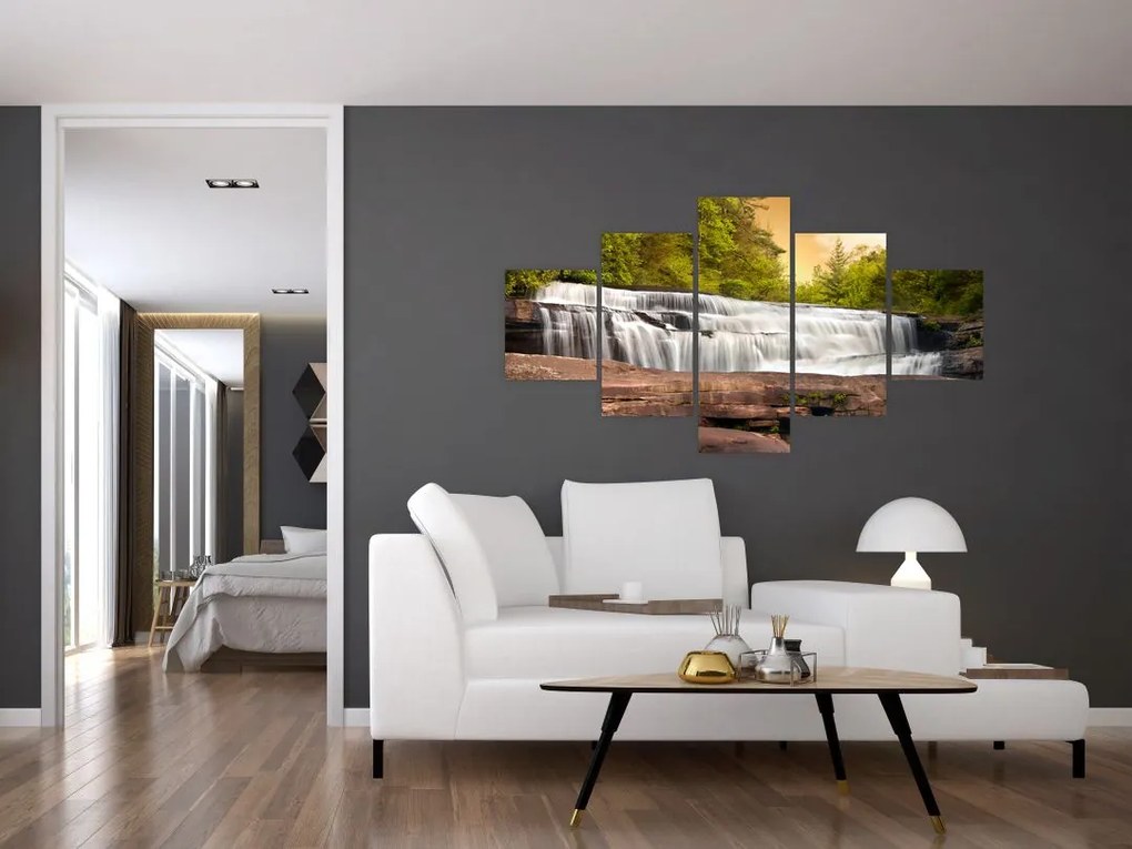 Obraz wodospadu (125x70 cm)