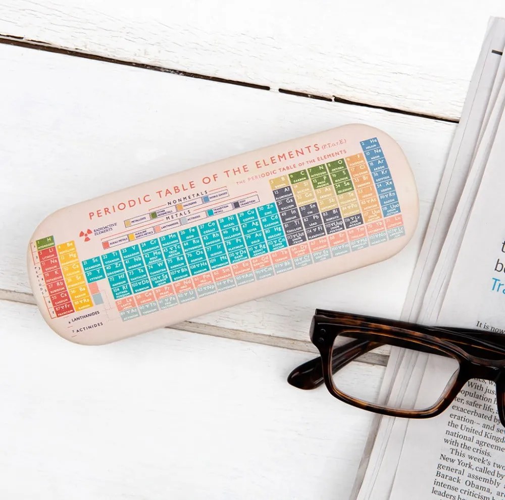 Etui na okulary ze ściereczką Rex London Periodic Table
