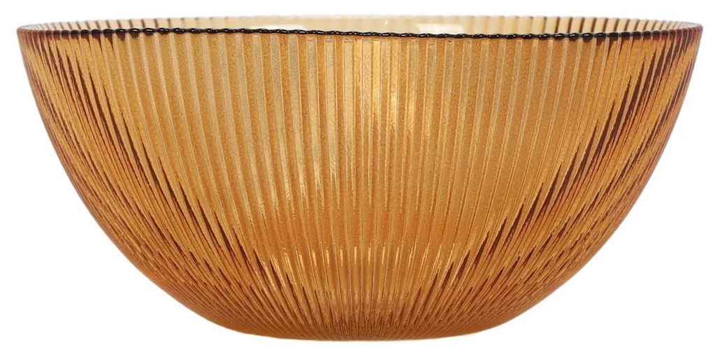Prążkowana miska AMBER, Ø 15 cm