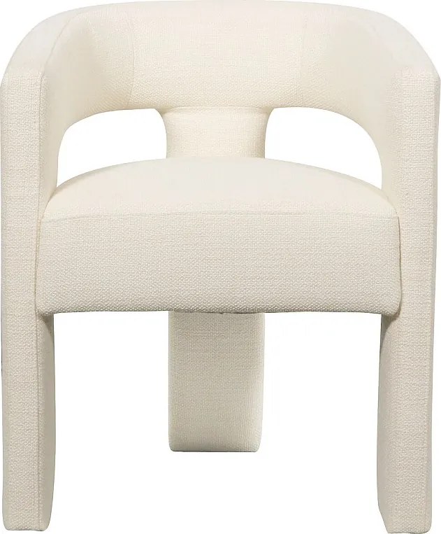 Krzesło 62x75x58 cm białe Leith LET71PW