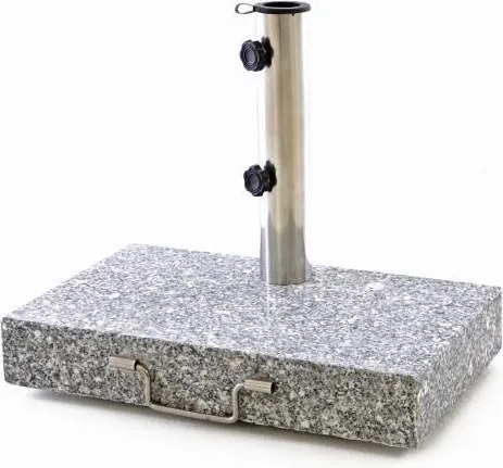 Stojak na parasole granit prostokątny - 25 kg