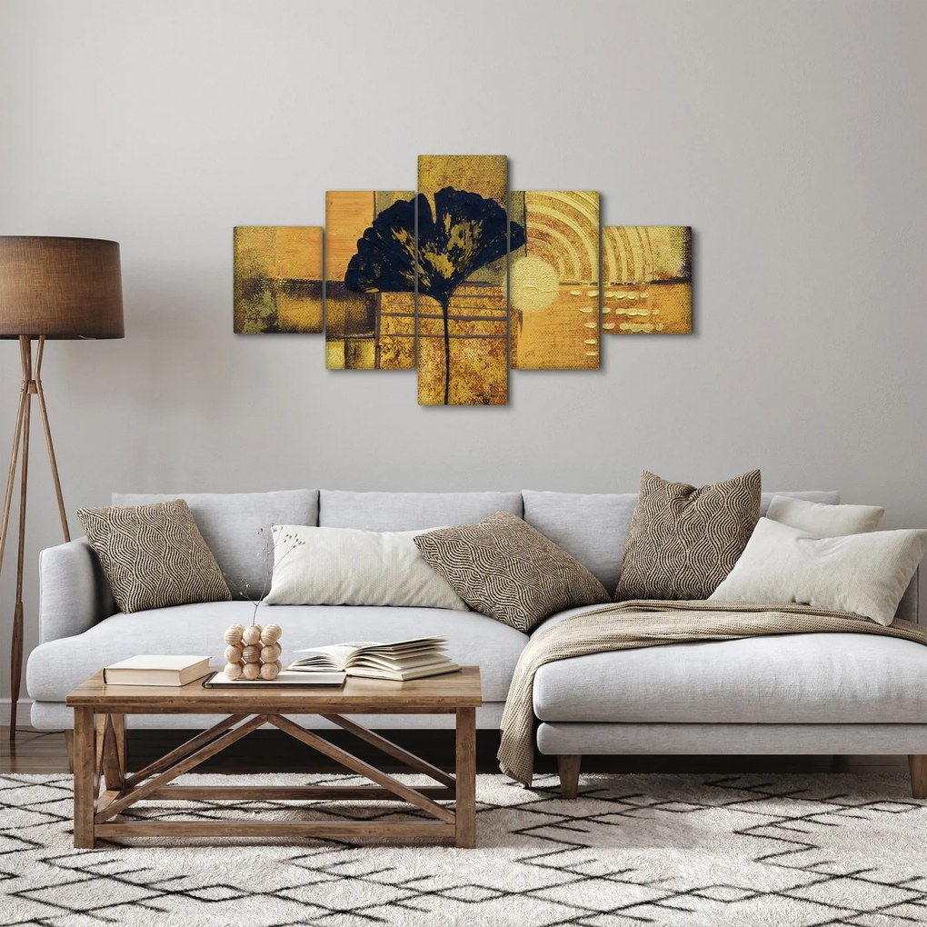 Obraz - Liść miłorzębu (125x70 cm)