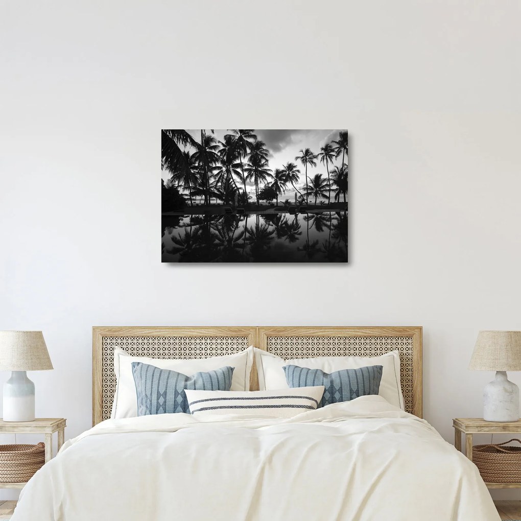 Obraz na szkle tropikalnej wyspy (70x50 cm)