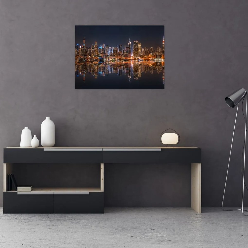 Obraz na szkle - Drapacze chmur (70x50 cm)