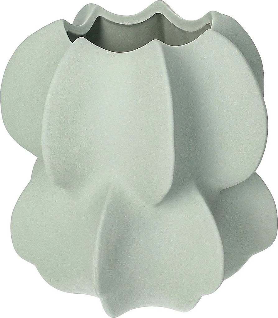 Wazon Petal Green 20x21 cm