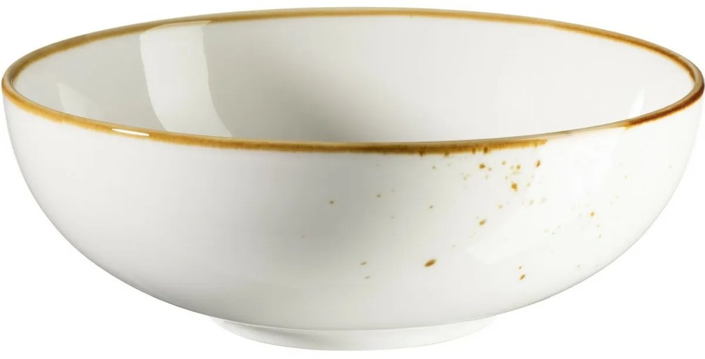Miska Mäser Pintar Biało-brązowe kropki 17 cm, 17 cm