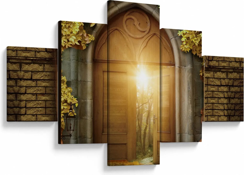 Obraz - Brama w lesie (125x70 cm)