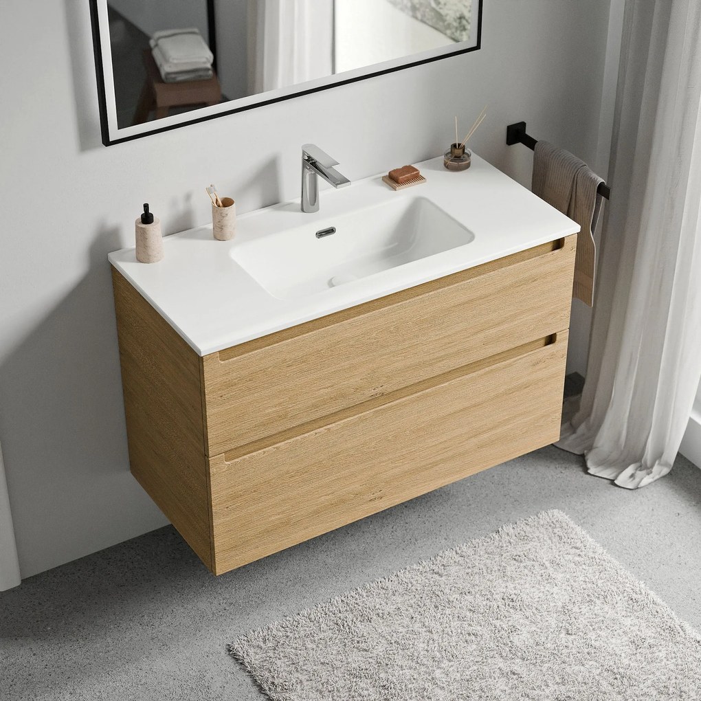 Zestaw mebli łazienkowych VIREO 100 cm z umywalką