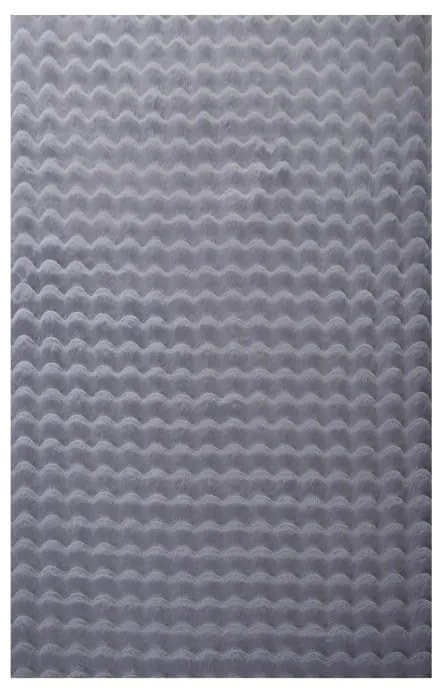 Dywan pluszowy 3D Ambiance szary 140 cm x 200 cm