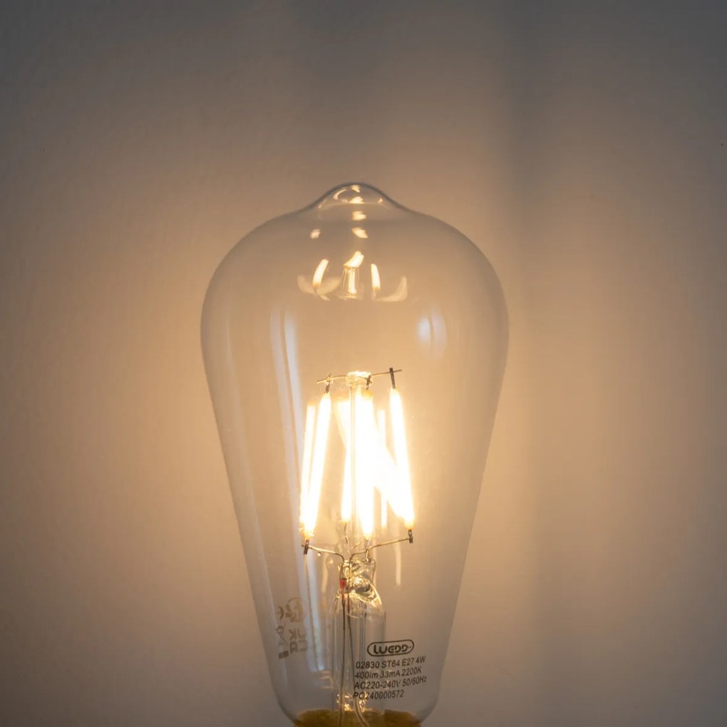 Zestaw 5 żarówek LED E27 A60 z czujnikiem zmierzchu 4W 400 lm 2200K