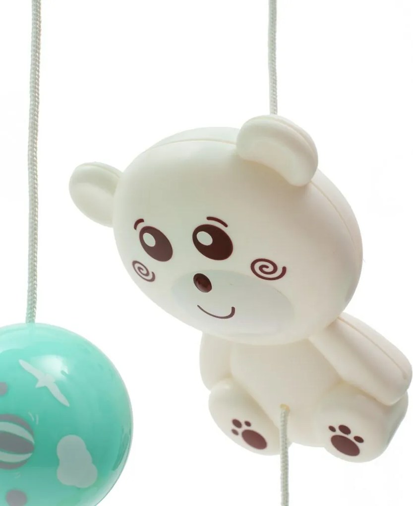 Baby Mix Karuzela nad łóżeczko z projektorem świetlnym, zielony