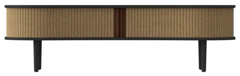 Brązowa szafka pod TV w dekorze dębu 140x40 cm Audacious – UMAGE