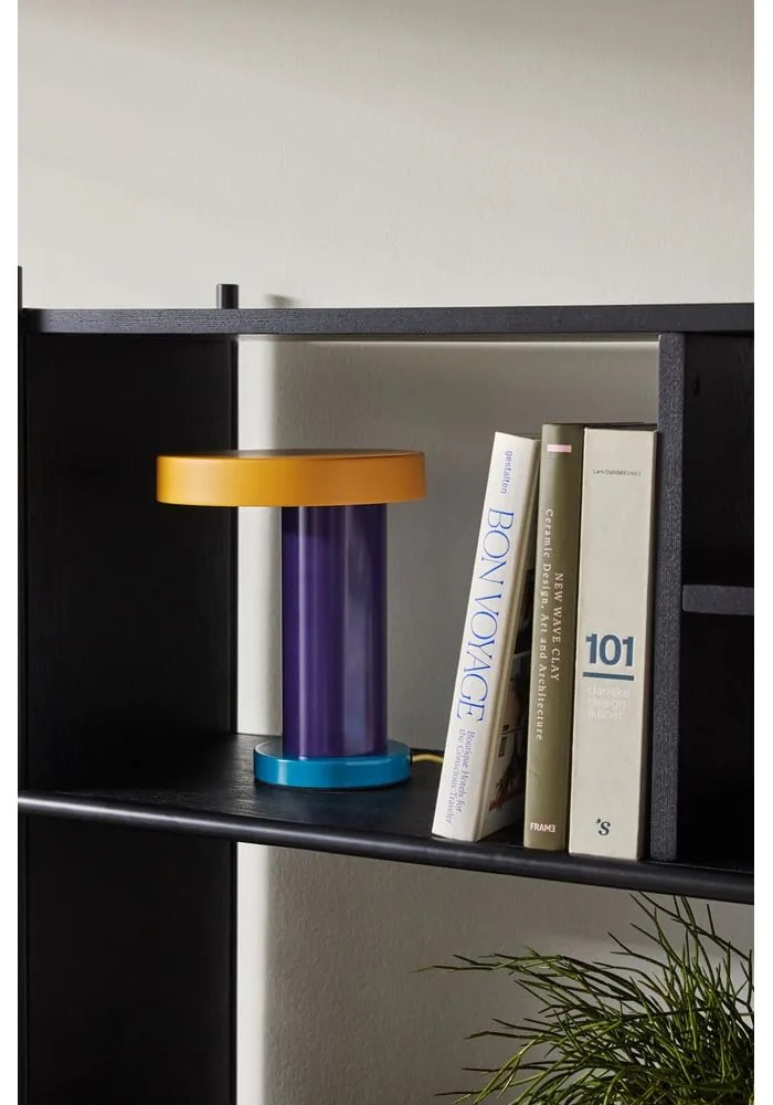 Fioletowa lampa stołowa LED ze ściemniaczem (wysokość 25 cm) Magic – Hübsch