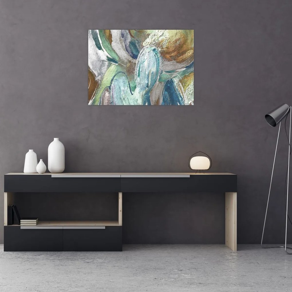 Obraz - Abstrakcyjny obraz postaci (70x50 cm)