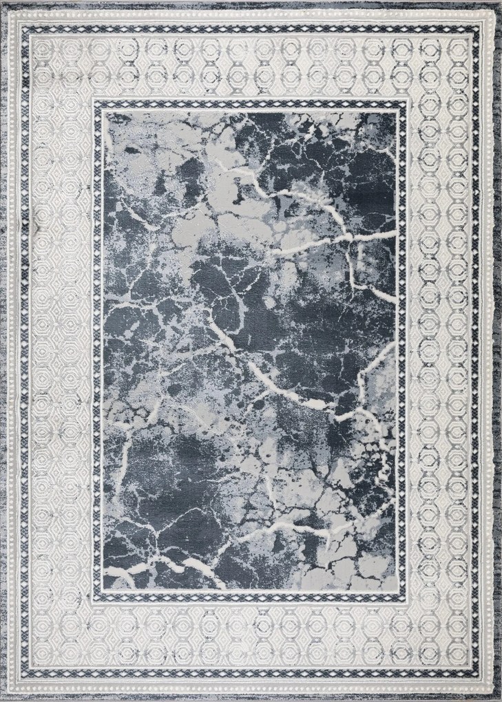 Dywan klasyczny Piero marmur szary 200 cm x 290 cm