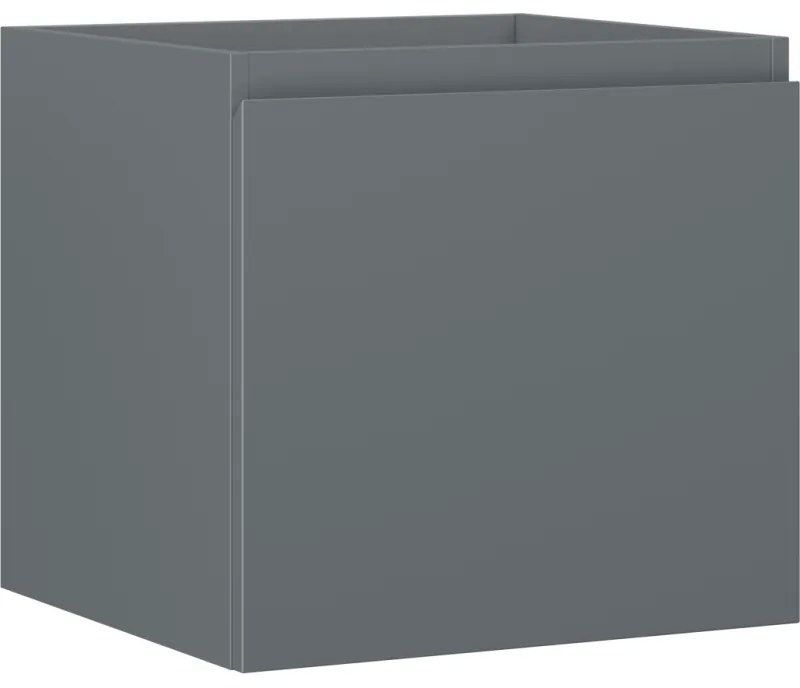 Mexen Orio szafka łazienkowa podumywalkowa 50 cm, 1 szuflada, grafit mat - 91A10-05047-1-BF66