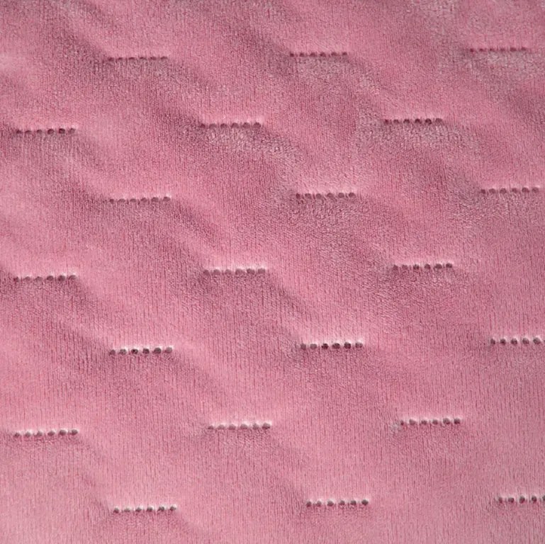 Aksamitna narzuta na łóżko ASTRALIA, różowa Rozmiar: 200 x 220 cm