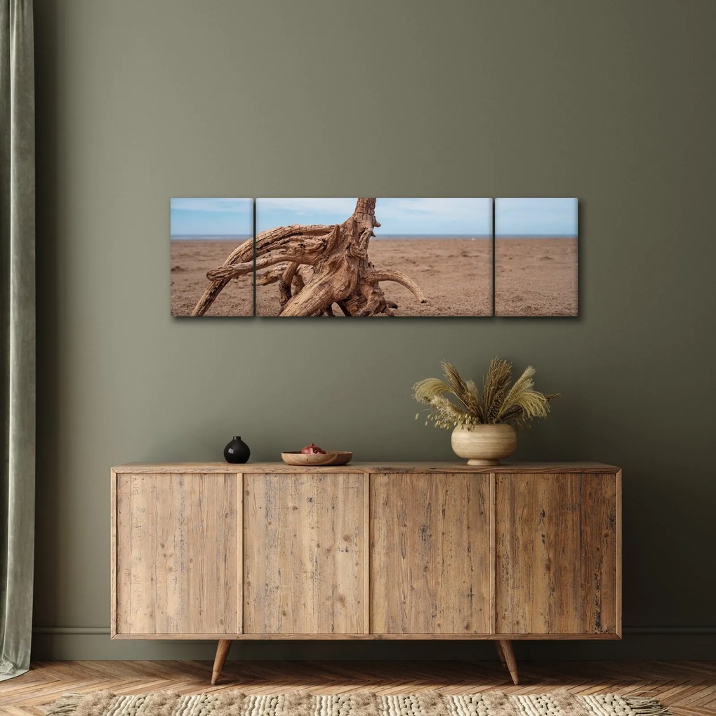Obraz - Zmyte przez morze (170x50 cm)