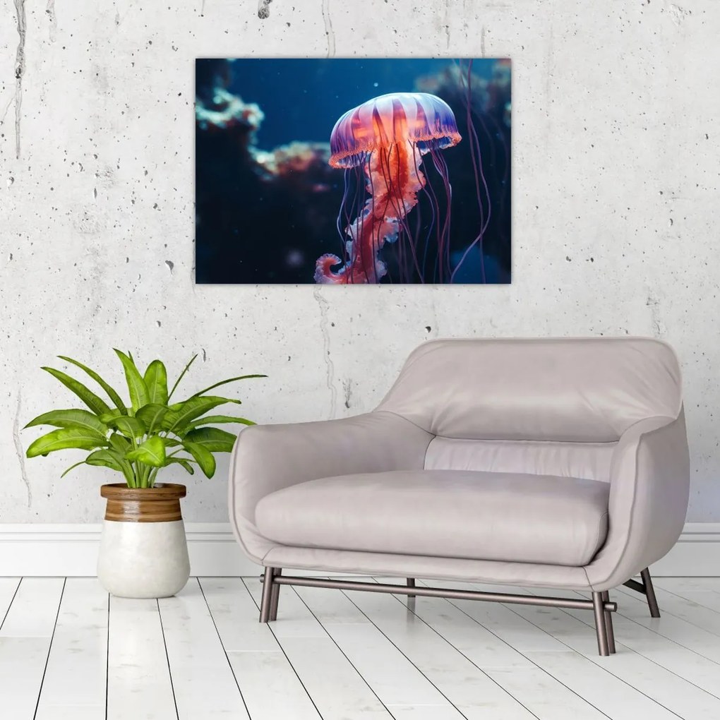 Obraz - Meduza (70x50 cm)