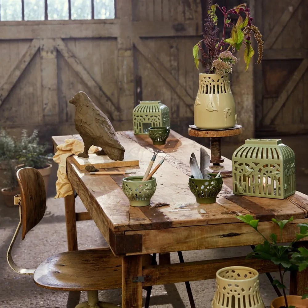 Ceramiczny świecznik Orangery – Kähler Design