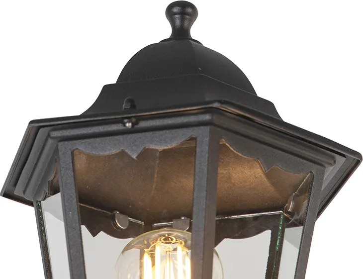Wiejska latarnia zewnętrzna czarna IP44 - Nowy Orlean 3