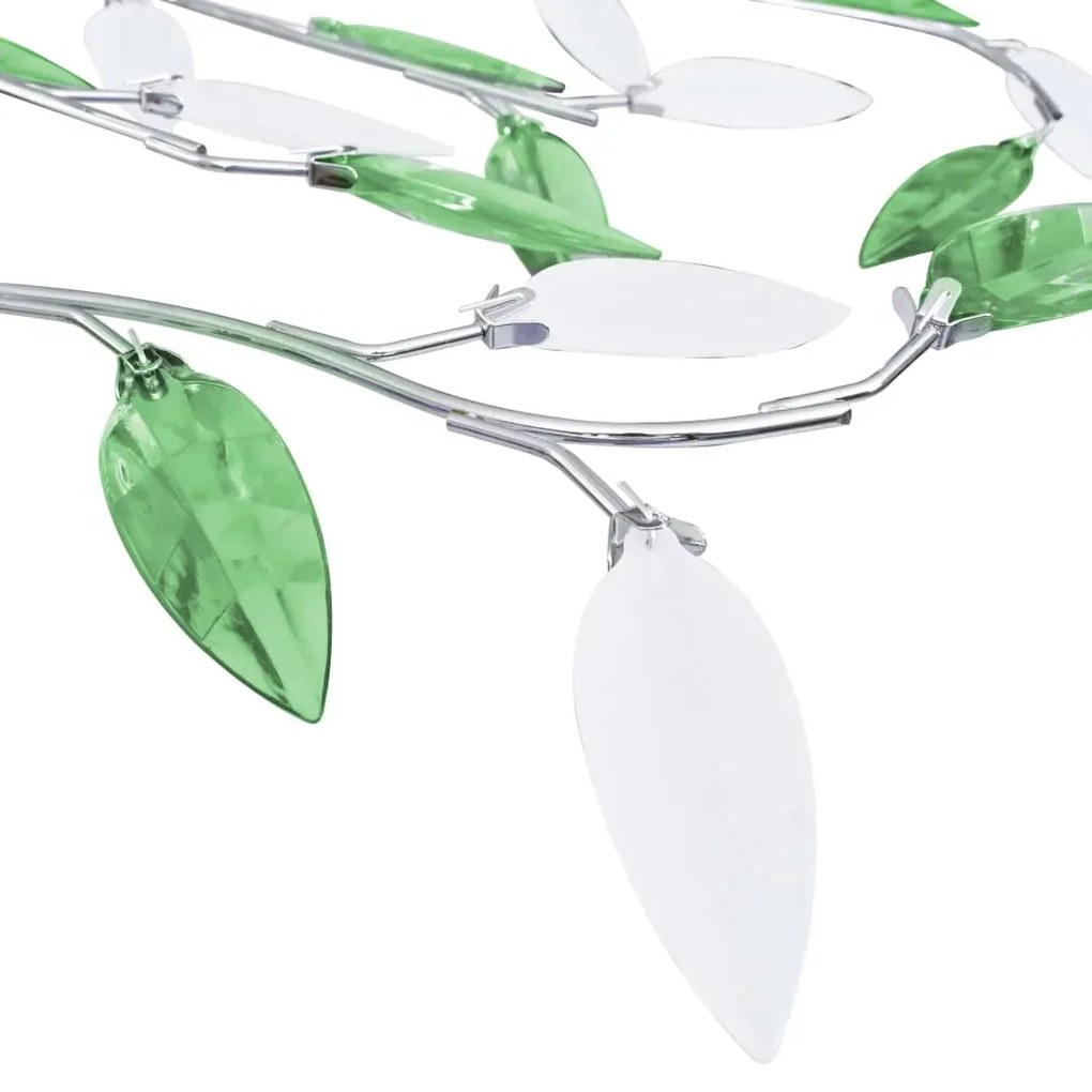 Zielona lampa sufitowa w kształcie liści - EX217 R9-P69