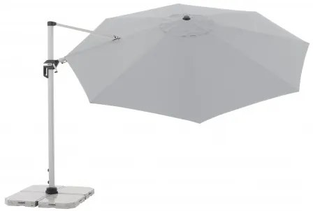 ACTIVE 370 cm - wahadłowy parasol ogrodowy z drążkiem bocznym : Substancja Desen - 827