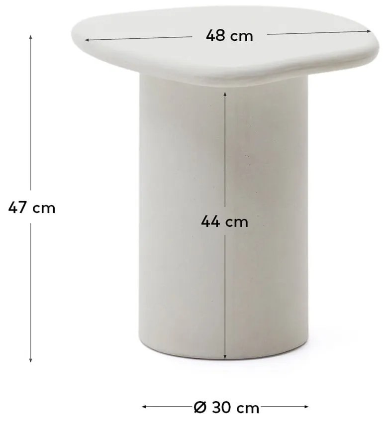 Stolik ogrodowy 48x47 cm Macarella – Kave Home