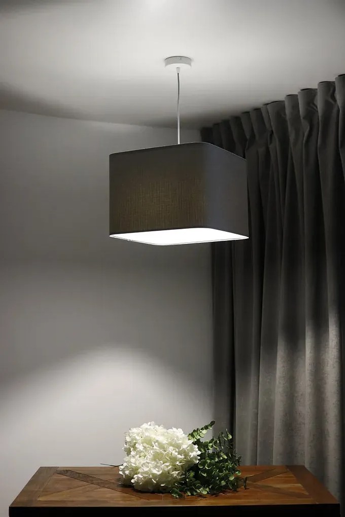 Lampa wisząca KWADRO LEN 009-40w20 szara BPS KONCEPT