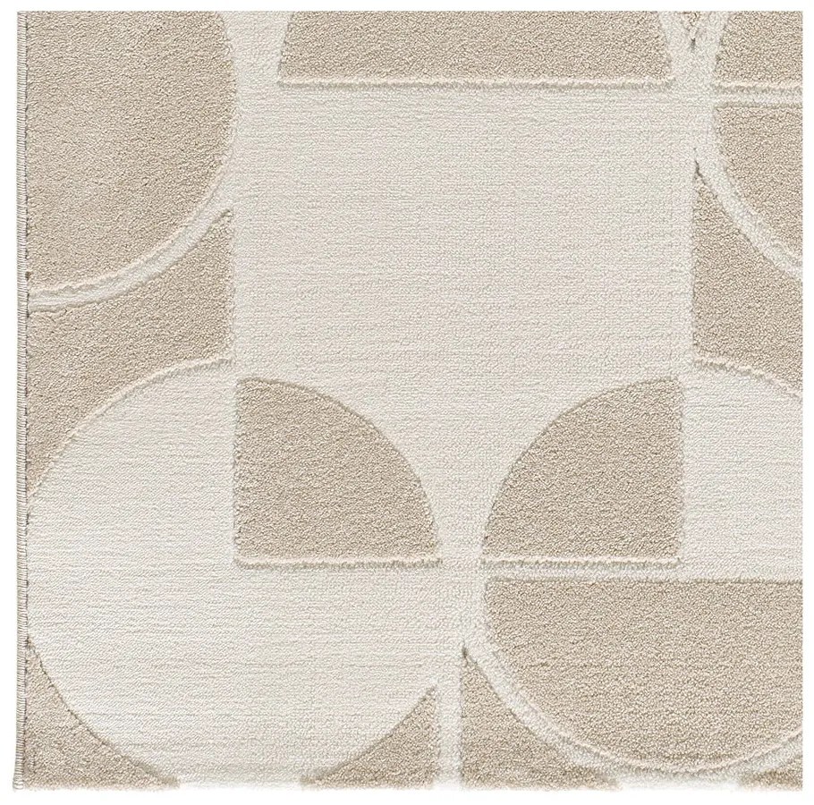 Dywan w kolorze kości słoniowej i kremu 80x150 cm Flora – Universal