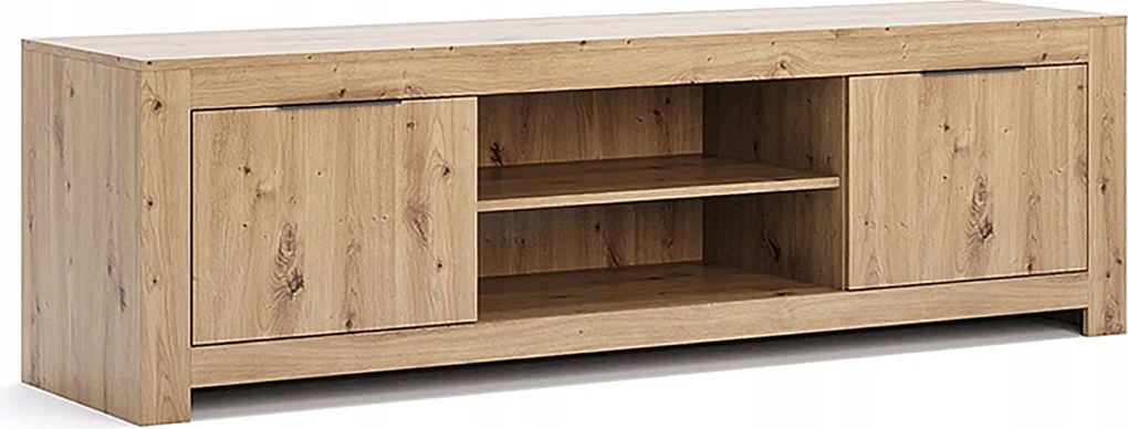 Szafka RTV Tommy 180 z szafkami i półkami, dąb artisan
