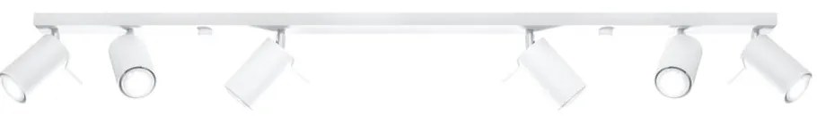 Biała lampa sufitowa Sollux Etna 6L