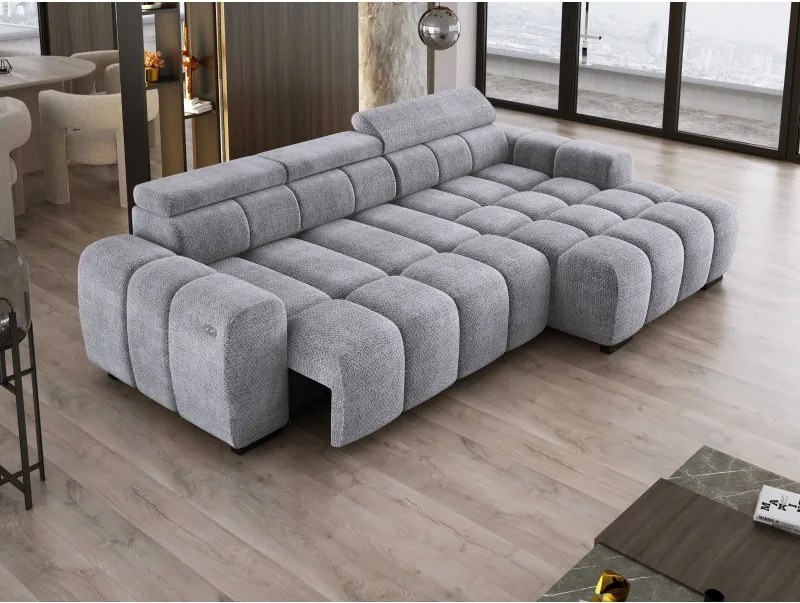 Narożnik BULL S - OMBO MINI Prawostronny z Elektryczną Regulacją EDEN 18