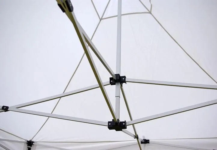 Pawilon ogrodowy Garth rozkładany 3 x 3 m - biały, 4 ściany