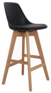 Taburete Alto Nordic Edition Czarna & ↑65 Cm - Sklum