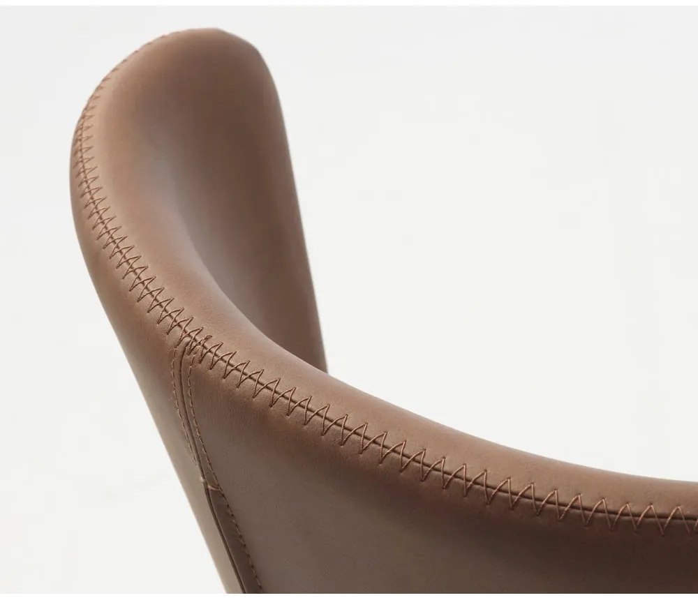 Brązowe metalowe krzesła zestaw 2 szt. Teslin – Unique Furniture