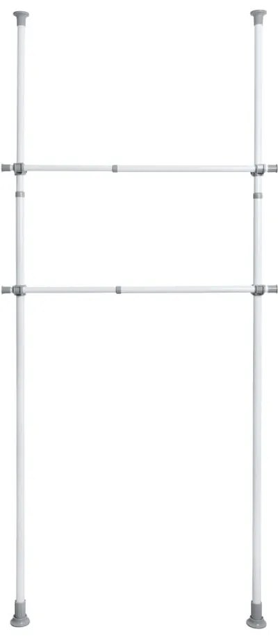 Zestaw 2 teleskopowych drążków na ubrania Wenko Herkules, dł. 75-120 cm
