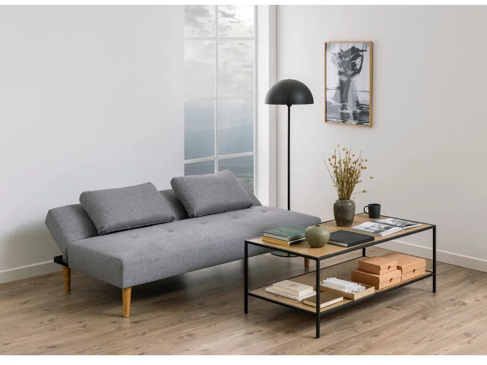 Jasnoszara sofa rozkładana Bonami Essentials Matylda