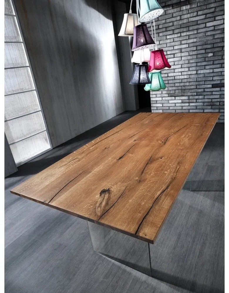 Stół z blatem w dekorze dębu 180x90 cm Float – Tomasucci